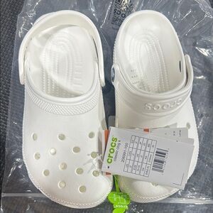 CROCS Kids Classic Clog in White